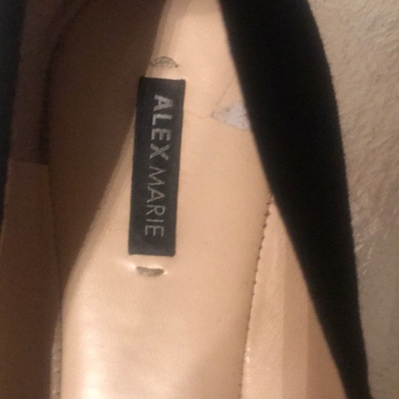 Alex Marie Worn Twice Suede Glitter across top - Picture 2 of 3